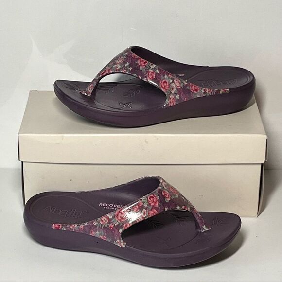 Alegria Ode Printed Thong Sandals - Picture 1 of 7